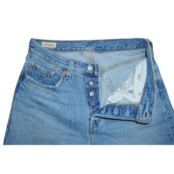 Levi’s Premium 501 Original Fit Jeans W27 L26  High Rise Button Fly –Light Wash - Picture 6 of 7